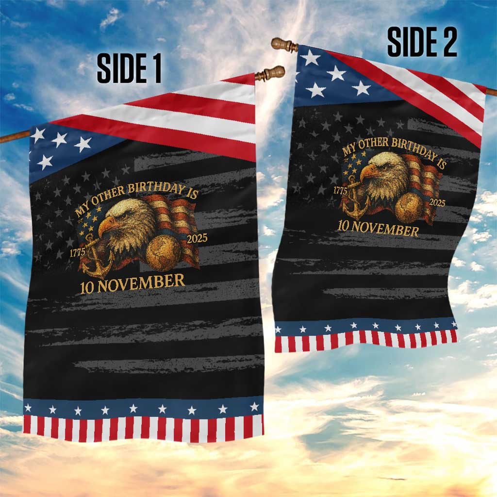 Veteran 250th Anniversary Garden Flag My Other Birthday Is 10 November 1775 TS10 Print Your Wear