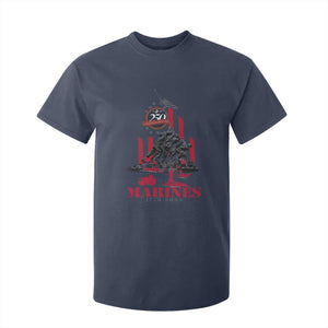 Marine Veteran 250th Anniversary T Shirt For Kid Retro Military Corps American Flag TS10 Navy Print Your Wear