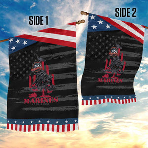 Marine Veteran 250th Anniversary Garden Flag Retro Military Corps American Flag TS10 Print Your Wear