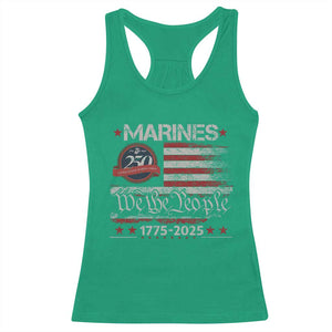 Marine Veteran 250th Anniversary Racerback Tank Top Retro Patriotic Military Gift American Flag TS10 Irish Green Print Your Wear