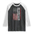 Marine 250th Anniversary Raglan Shirt Retro Patriotic Military Veteran Gift American Flag - Print Your Wear