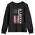 Marine 250th Anniversary Youth Sweatshirt Retro Patriotic Military Veteran Gift American Flag - Print Your Wear
