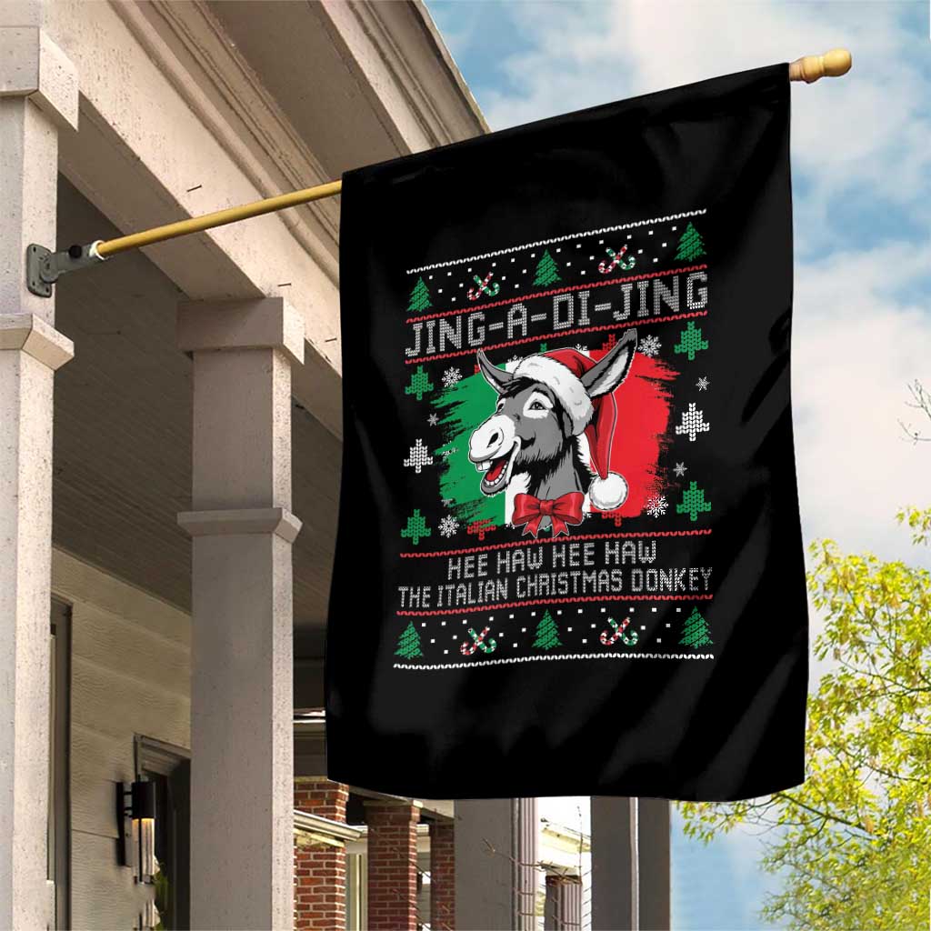 Italian Christmas Donkey Garden Flag Jing a Di Jing Dominick the Ugly Christmas TS10 Print Your Wear