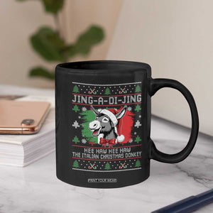 Italian Christmas Donkey Coffee Mug Jing a Di Jing Dominick the Ugly Christmas TS10 Print Your Wear
