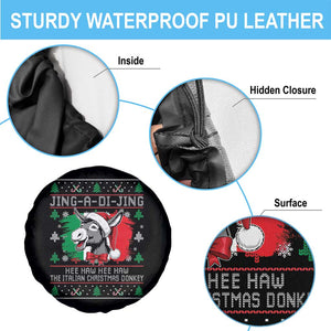 Italian Christmas Donkey Spare Tire Cover Jing a Di Jing Dominick the Ugly Christmas TS10 Print Your Wear