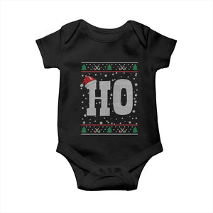 Where's My Ho At Matching Ugly Christmas Baby Onesie Ho Funny Couples TS10 Black Print Your Wear