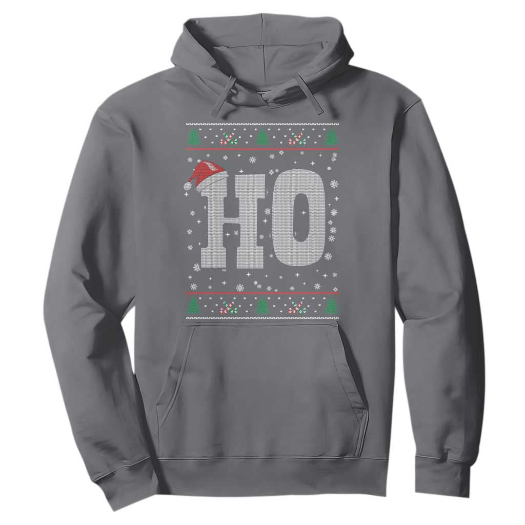 Where's My Ho At Matching Ugly Christmas Hoodie Ho Funny Couples TS10 Charcoal Print Your Wear