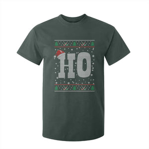 Where's My Ho At Matching Ugly Christmas T Shirt For Kid Ho Funny Couples TS10 Dark Forest Green Print Your Wear