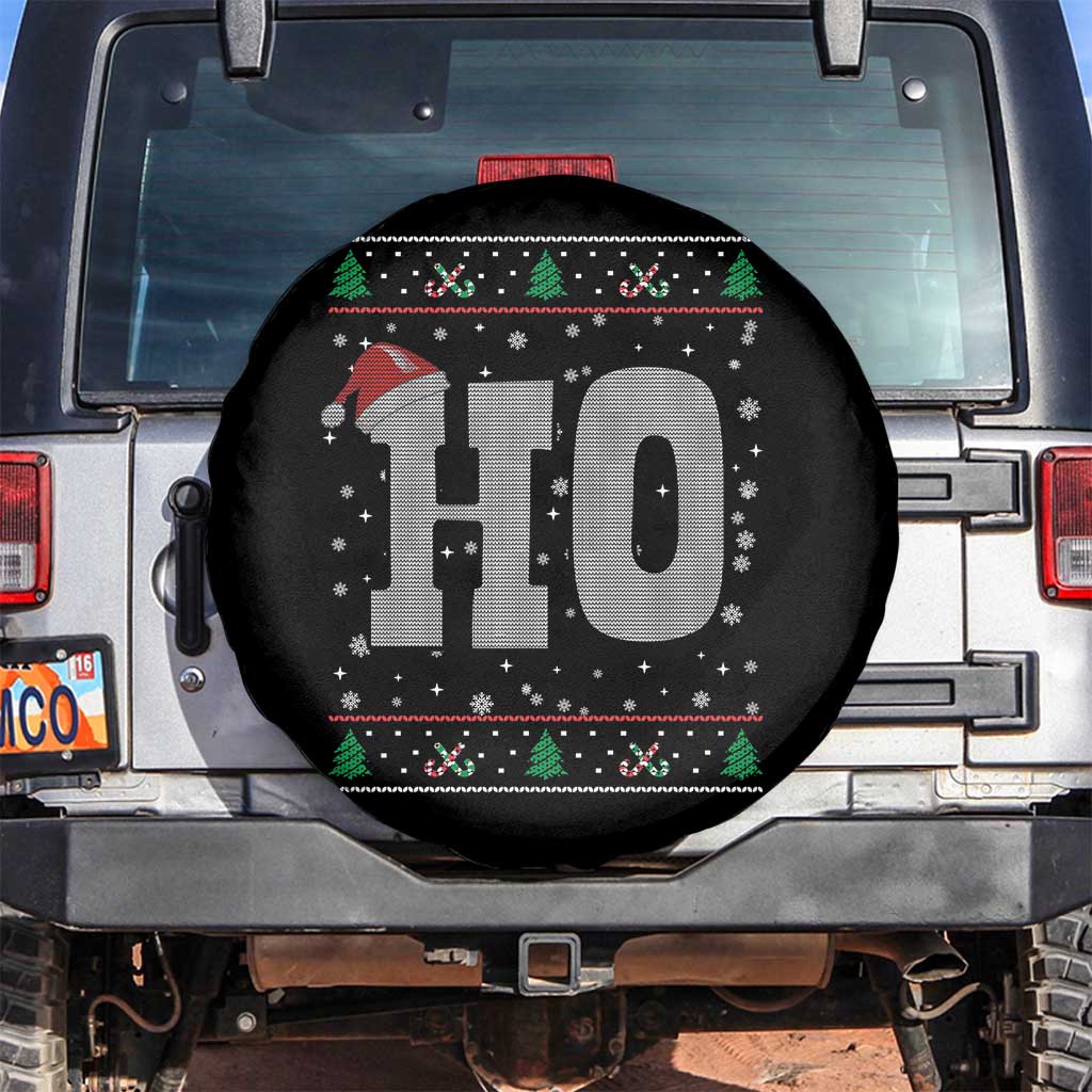 Where's My Ho At Matching Ugly Christmas Spare Tire Cover Ho Funny Couples TS10 No hole Black Print Your Wear