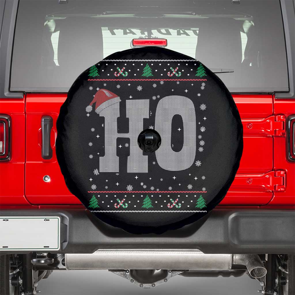 Where's My Ho At Matching Ugly Christmas Spare Tire Cover Ho Funny Couples TS10 Black Print Your Wear