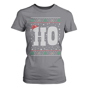 Where's My Ho At Matching Ugly Christmas T Shirt For Women Ho Funny Couples TS10 Charcoal Print Your Wear