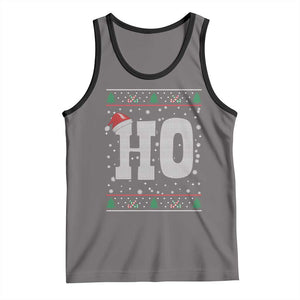 Where's My Ho At Matching Ugly Christmas Tank Top Ho Funny Couples TS10 Deep Heather Black Print Your Wear