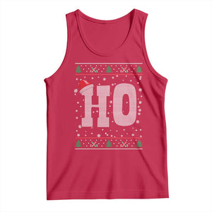 Where's My Ho At Matching Ugly Christmas Tank Top Ho Funny Couples TS10 Red Print Your Wear