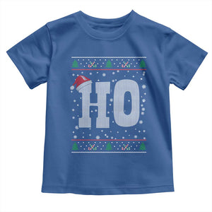 Where's My Ho At Matching Ugly Christmas Toddler T Shirt Ho Funny Couples TS10 Royal Blue Print Your Wear