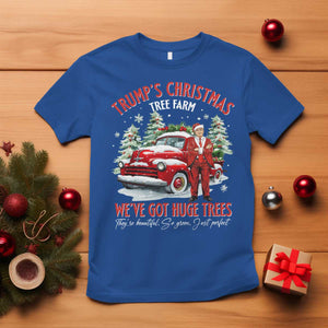 Funny Trump Christmas Tree Farm T Shirt Make Xmas Great Again TS10 Royal Blue Print Your Wear