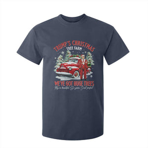 Funny Trump Christmas Tree Farm T Shirt For Kid Make Xmas Great Again TS10 Navy Print Your Wear