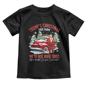 Funny Trump Christmas Tree Farm Toddler T Shirt Make Xmas Great Again TS10 Black Print Your Wear