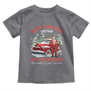 Funny Trump Christmas Tree Farm Toddler T Shirt Make Xmas Great Again TS10 Charcoal Print Your Wear