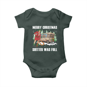 Funny Christmas Trump Baby Onesie Shitter Was Full Ugly Xmas TS10 Print Your Wear