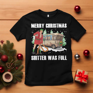 Funny Christmas Trump T Shirt Shitter Was Full Ugly Xmas TS10 Black Print Your Wear