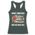 Funny Christmas Trump Racerback Tank Top Shitter Was Full Ugly Xmas TS10 Dark Forest Green Print Your Wear