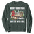 Funny Christmas Trump Sweatshirt Shitter Was Full Ugly Xmas TS10 Dark Forest Green Print Your Wear