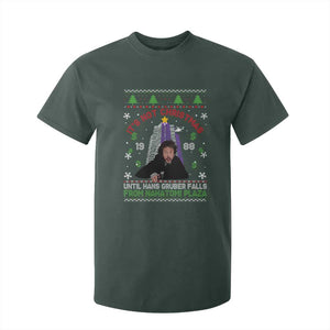 Christmas Nakatomi Plaza T Shirt For Kid Hans Gruber Xmas Party 2024 Ugly Gift TS10 Dark Forest Green Print Your Wear
