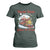 Funny Trump Christmas T Shirt For Women Trump Train Coming To Town Santa Pajamas TS10 Dark Forest Green Print Your Wear