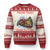 Funny Trump Ugly Christmas Sweater Trump Train Coming To Town Santa Pajamas TS10 Red Print Your Wear