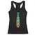 Funny Christmas Racerback Tank Top Tie With Reindeer For Family Matching Ugly Gift TS10 Black Print Your Wear