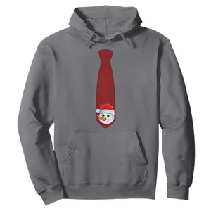 Funny Christmas Hoodie Tie With Snowman For Family Matching Ugly Gift TS10 Charcoal Print Your Wear