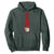 Funny Christmas Hoodie Tie With Snowman For Family Matching Ugly Gift TS10 Dark Forest Green Print Your Wear