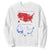 Funny Christmas Trump Sweatshirt 2024 Electoral Map Merry Christmas America Happy Holiday TS10 White Print Your Wear