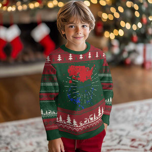 Funny Trump Ugly Christmas Sweater 2024 Electoral Map Merry Christmas America Happy Holiday TS10 Christmas Print Your Wear