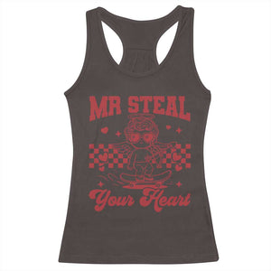 Mr Steal Your Heart Racerback Tank Top Cute Cupid Youth Boys Baby Boy Valentine Toddler TS10 Dark Chocolate Print Your Wear