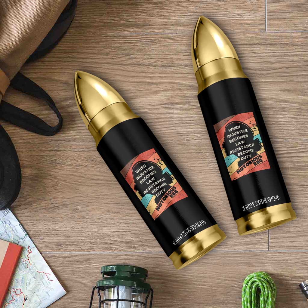 When Injustice Becomes Law Resistance Becomes Duty Bullet Tumbler Political Protest Feminist RGB TS10 Print Your Wear