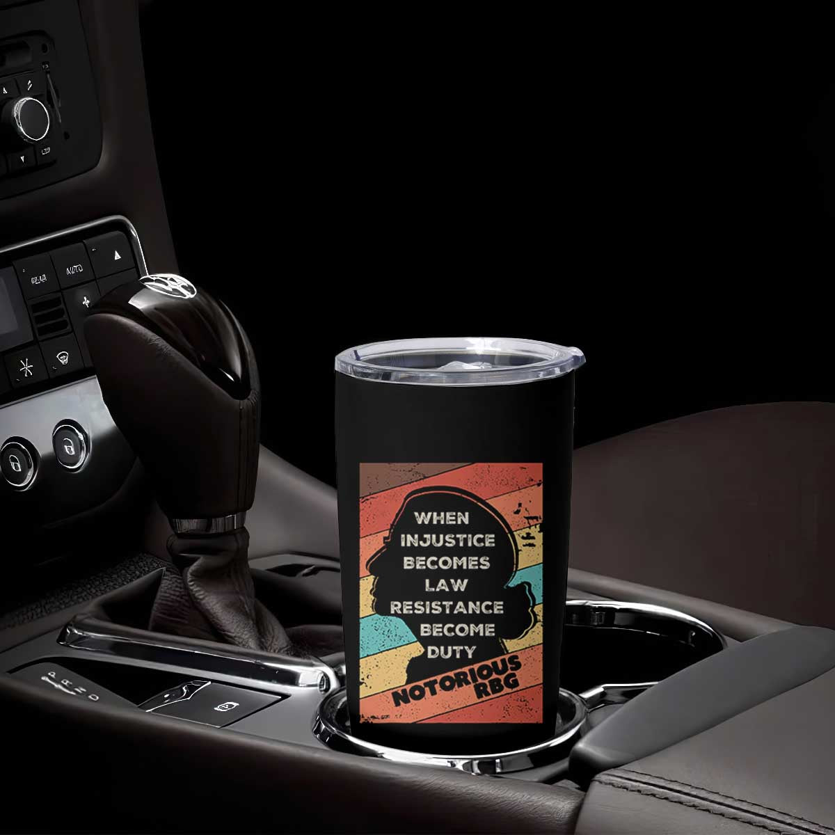 When Injustice Becomes Law Resistance Becomes Duty Tumbler Cup Political Protest Feminist RGB TS10 Print Your Wear