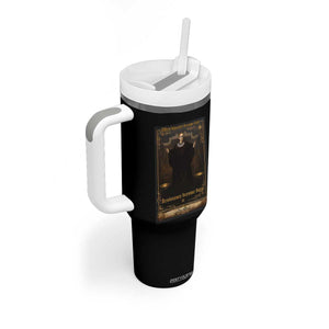 Tarot Card RBG Tumbler With Handle When Injustice Becomes Law Resistance Becomes Duty TS10 Print Your Wear
