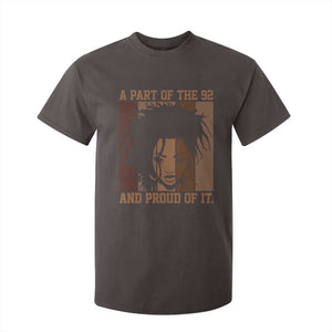92 Percent Black Woman Power T Shirt For Kid A Part Of The 92% And Proud Of It TS10 Dark Chocolate Print Your Wear