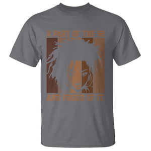 92 Percent Black Woman Power T Shirt A Part Of The 92% And Proud Of It TS10 Charcoal Print Your Wear
