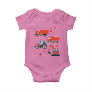 Excavator Construction Baby Onesie Car Tractor Truck Lovers TS10 Azalea Print Your Wear