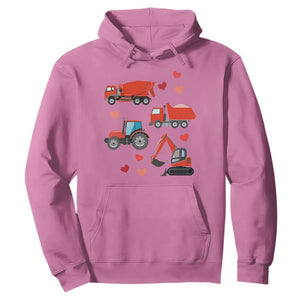 Excavator Construction Hoodie Car Tractor Truck Lovers TS10 Azalea Print Your Wear