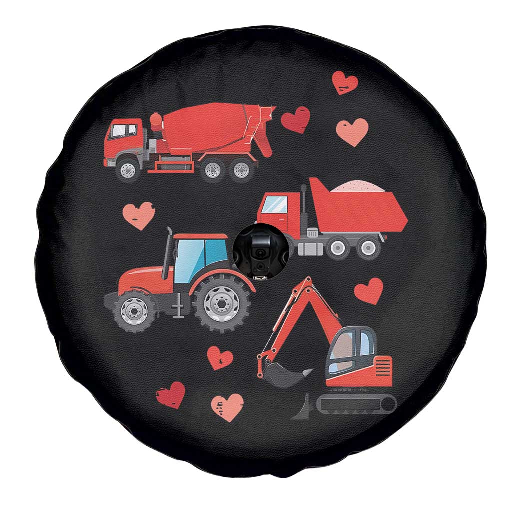 Excavator Construction Spare Tire Cover Car Tractor Truck Lovers TS10 Print Your Wear