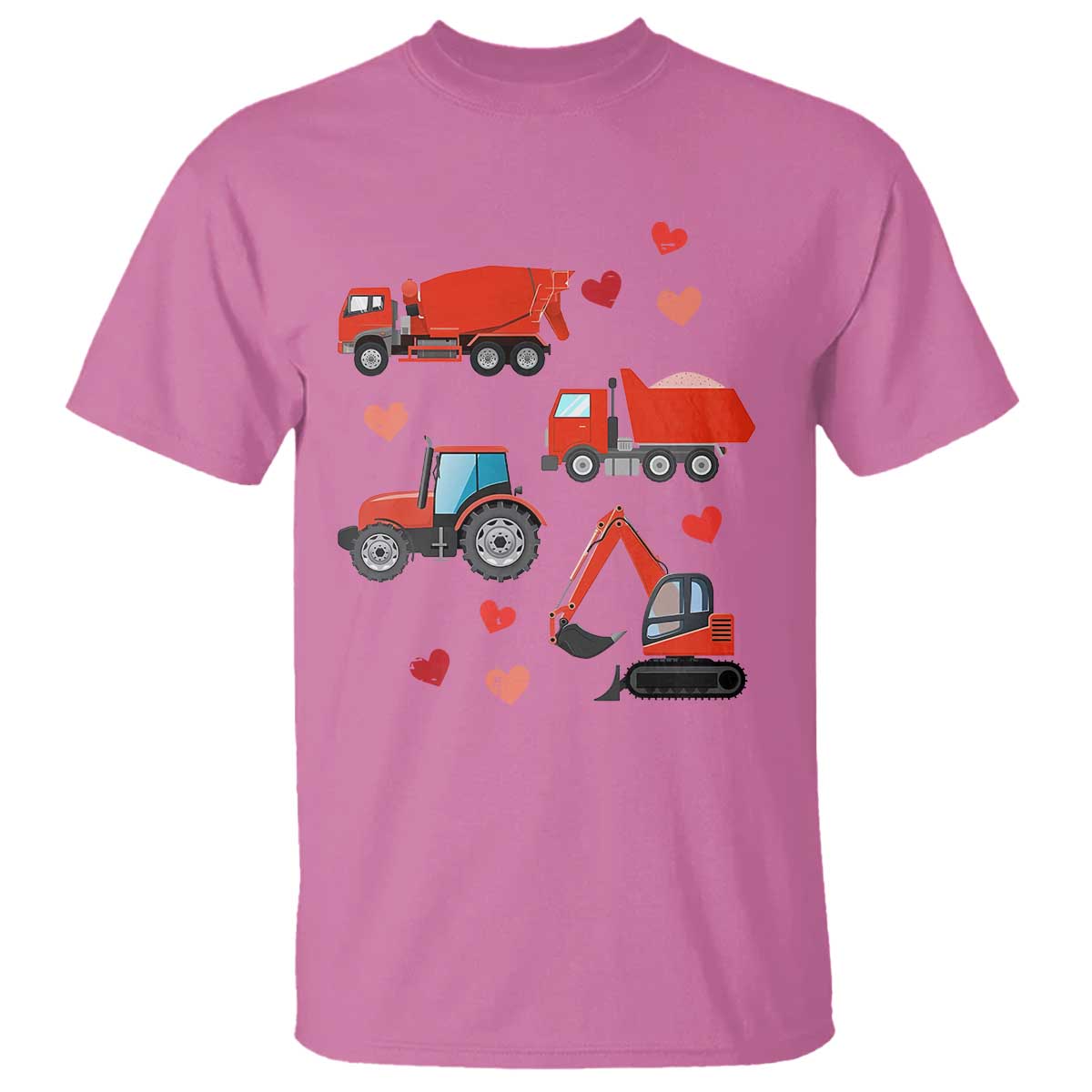 Excavator Construction T Shirt Car Tractor Truck Lovers TS10 Azalea Print Your Wear