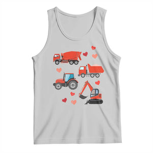 Excavator Construction Tank Top Car Tractor Truck Lovers TS10 Ash Print Your Wear