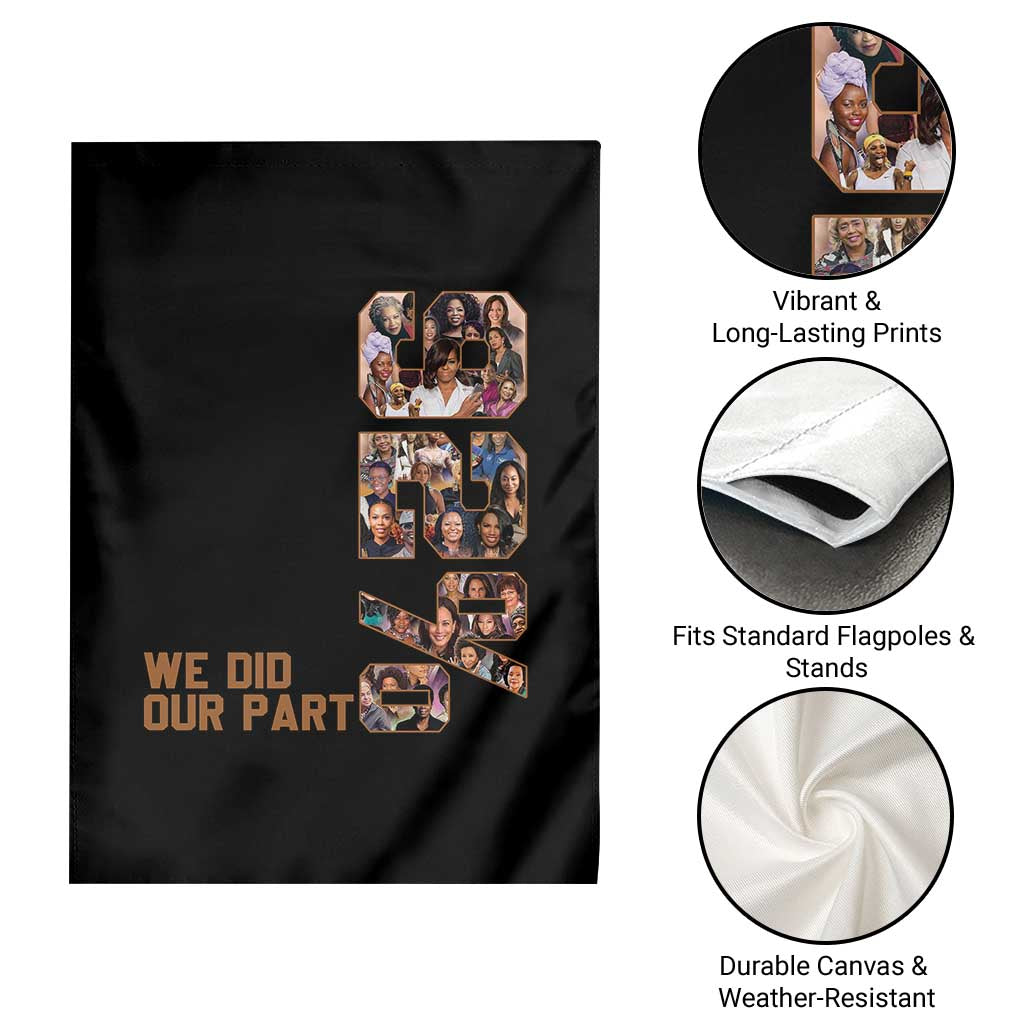 92 Percent Black Woman Power Garden Flag 92 Percent Melanin Girls TS10 Print Your Wear