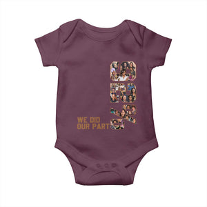 92 Percent Black Woman Power Baby Onesie 92 Percent Melanin Girls TS10 Maroon Print Your Wear