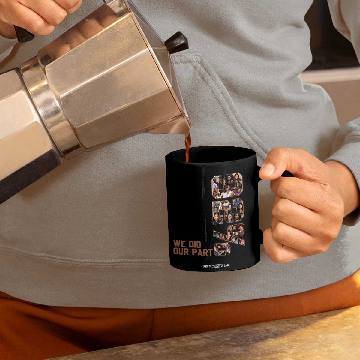 92 Percent Black Woman Power Coffee Mug 92 Percent Melanin Girls TS10 Print Your Wear