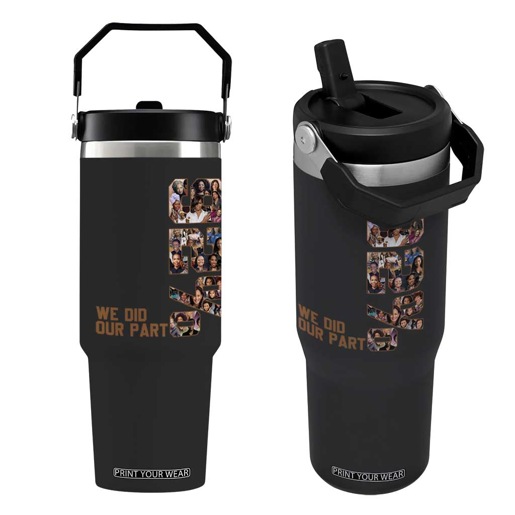 92 Percent Black Woman Power Flip Straw Tumbler 92 Percent Melanin Girls TS10 One Size: 30 oz Black Print Your Wear
