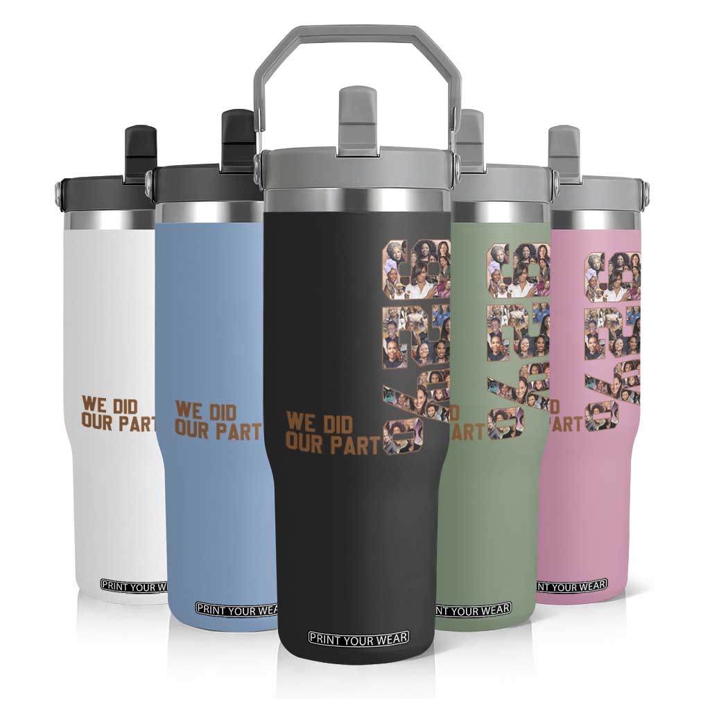 92 Percent Black Woman Power Flip Straw Tumbler 92 Percent Melanin Girls TS10 Print Your Wear